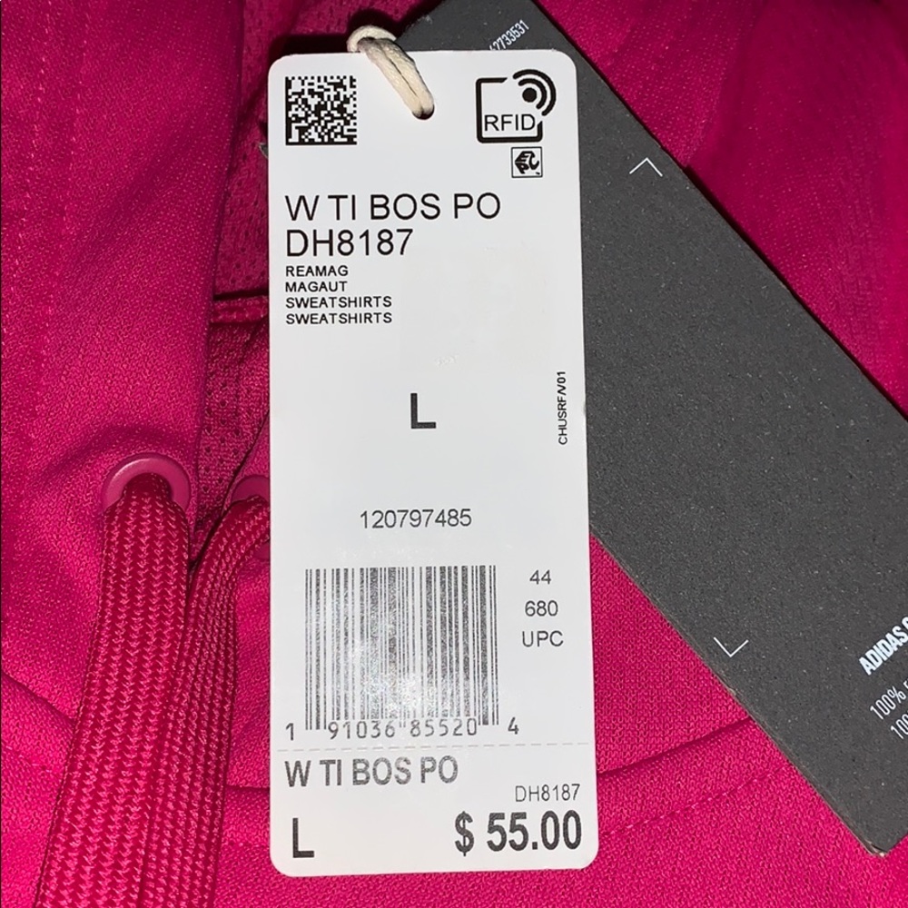 Adidas Large Sweatshirt, Brand New with Tags - Picture 9 of 9